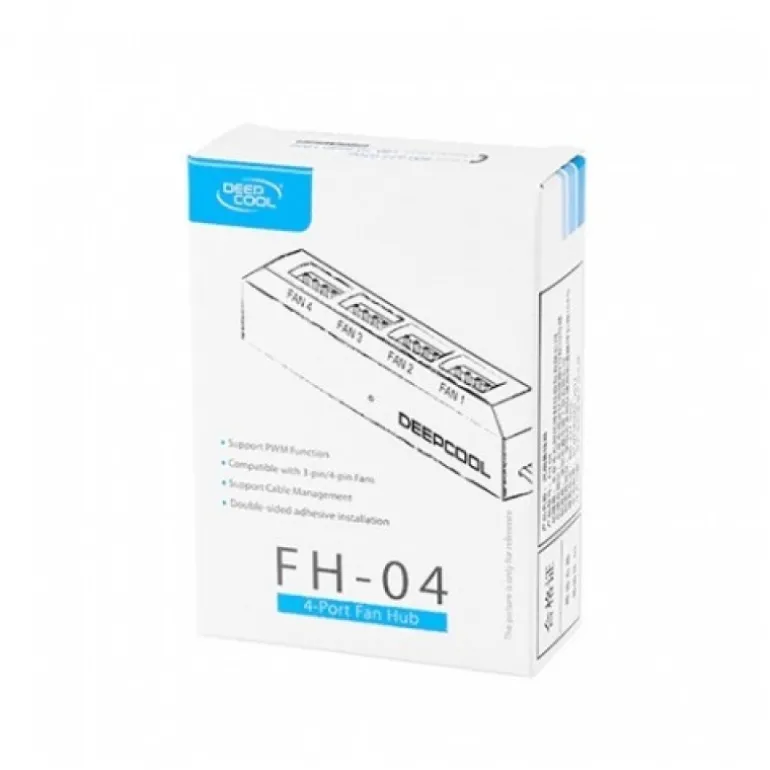 _ DeepCool FH-04 4 Puertos 4-pin Negro - HUB