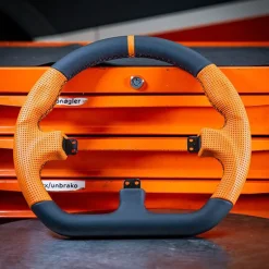 Accesorio Asetek SimSports GT Llanta De Cuero Naranja