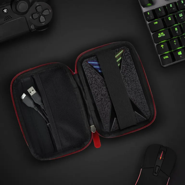 Accesorio Dock TooQ Estuche Caja Externa Rojo