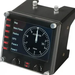 Accesorio Logitech Panel De Instrumentos Para Vuelo LCD USB Negro