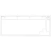 Accesorio Teclado Glorious PC Master Race GMMK PRO Top Frame Blanco