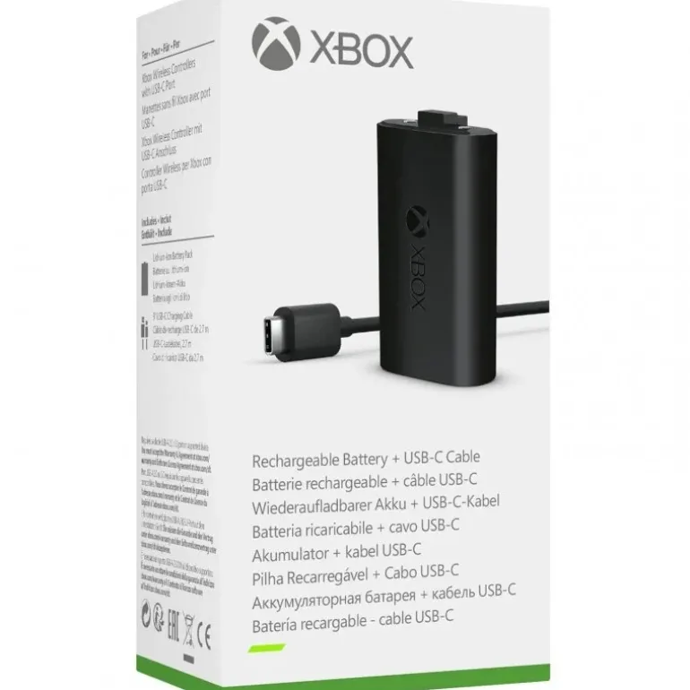 Accesorio Xbox Kit Play & Charge Batería Recargable + Cable USB-C