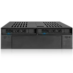 Accesorios Gaming IcyDock ExpressCage MB322SP-B 2x2.5 "SAS / SATA HDD / SSD 2.5 "- Rack