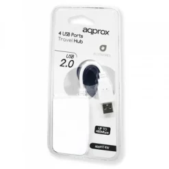Adaptador Approx APPHT4W Hub 4xUSB 2.0 Blanco