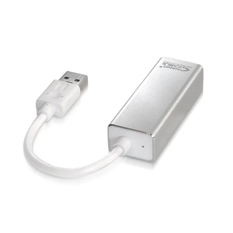 Adaptador de Red Nano Cable 10.03.0401 USB 3.0 a RJ45 Ethernet Gigabit