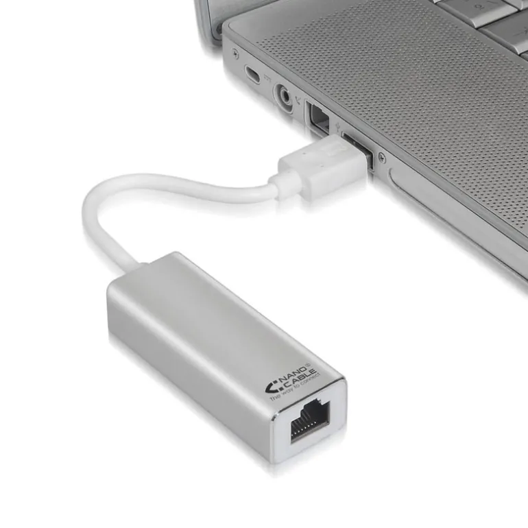 Adaptador de Red Nano Cable 10.03.0401 USB 3.0 a RJ45 Ethernet Gigabit