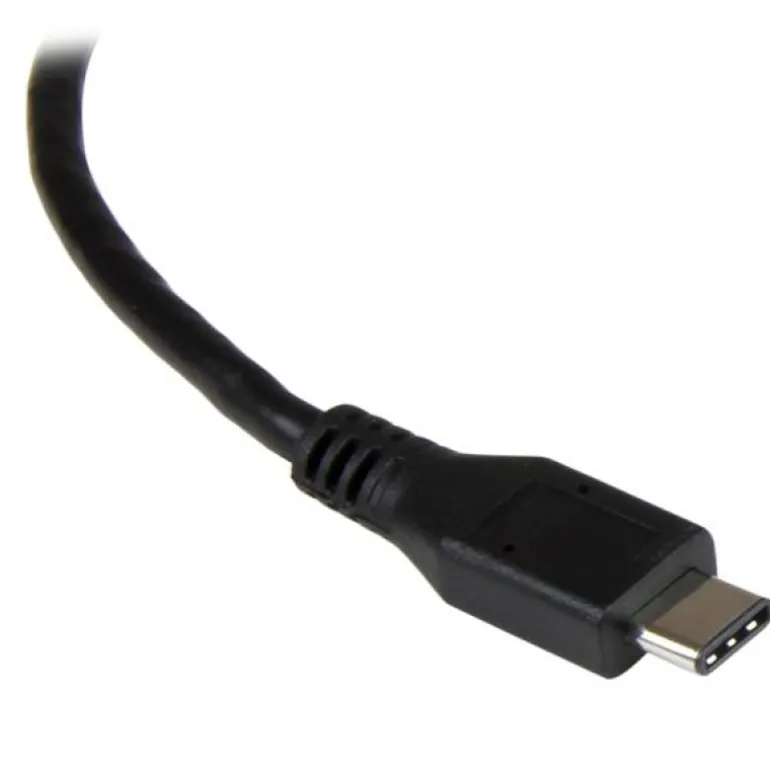 Adaptador de Red Startech Adaptador USB 3.1 Type-C a Ethernet + Puerto USB Negro