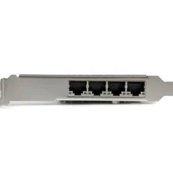 Adaptador de Red Startech Tarjeta de Red PCI Express x4 Ethernet Gigabit con 4 Puertos RJ45