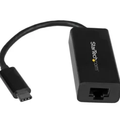 Adaptador de Red StarTech Adaptador USB 3.1 Type-C a Ethernet Gigabit Negro