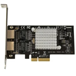 Adaptador de Red Startech Adaptador de Red PCI Express PCI-E Gigabit Ethernet con 2 Puertos RJ45