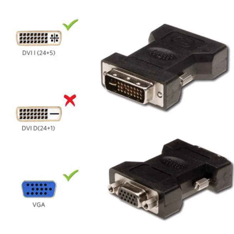 Adaptador Ewent EC1250 DVI-I M VGA-F