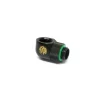 Adaptador G1/4" - Bitspower 90º Rotable "Matt Black"