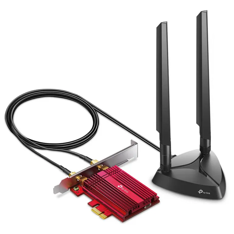 Adaptador Red TP-Link Archer TXE75E AXE5400 PCI Express Wi-Fi 6E Bluetooth 5.2 MU-MIMO