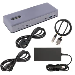 Adaptador Startech.com Multipuerto USB-C a DP HDMI USB-A