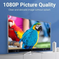 Adaptador Vention HBOB0 DisplayPort Macho A HDMI Hembra 1080p 60Hz Negro