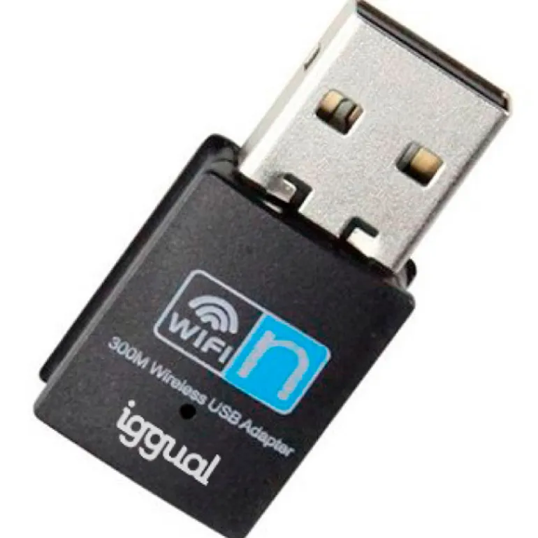 Adaptador WiFi USB iggual 300Mbps Mono 2.4GHz