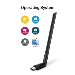 Adaptador WiFi USB TP-Link Archer T2U Plus USB Inalámbrico Doble Banda