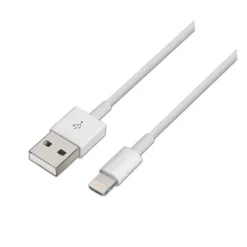 Aisens Lightning a USB A 2.0 1m Blanco - Cable USB