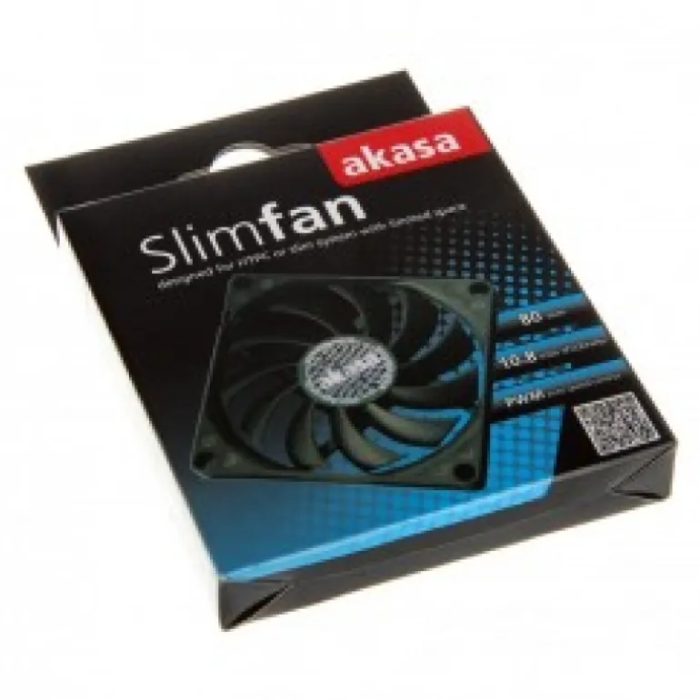 Akasa AK-FN076 Slimline - Ventilador 8 cm