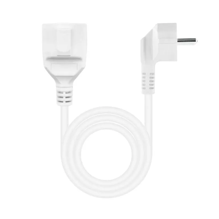Alargador Nanocable Extension Cable Alimentación 5.0m Blanco