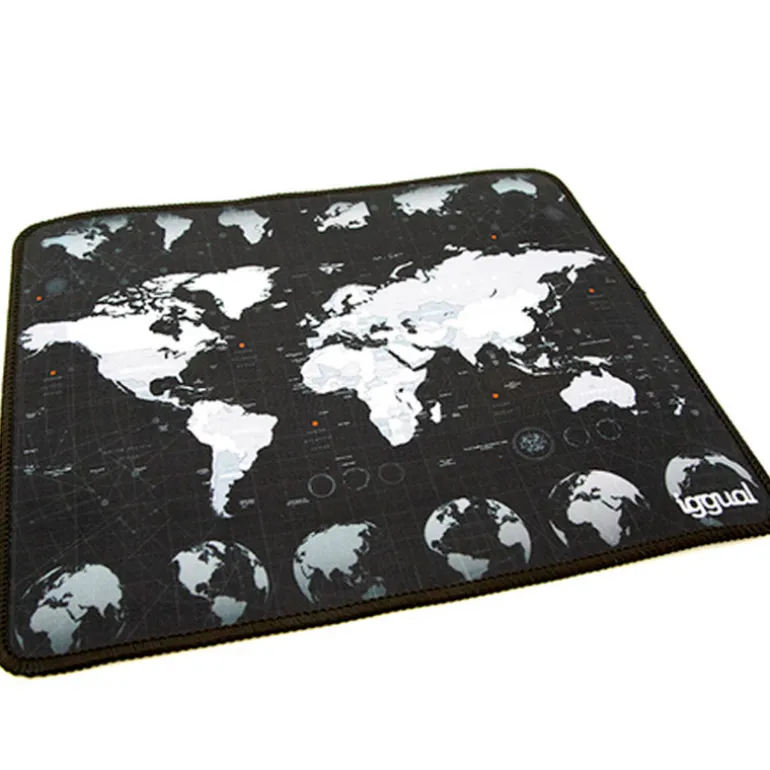 Alfombrilla iggual Mapamundi Para Ratón 30x25cm