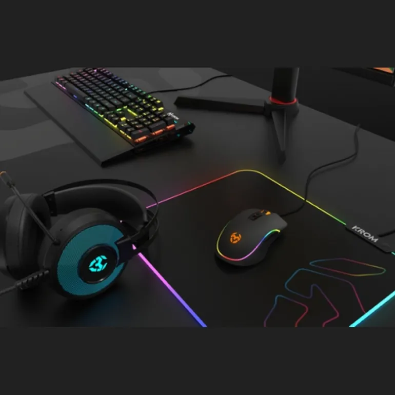 Alfombrilla Krom Gaming Knout RGB