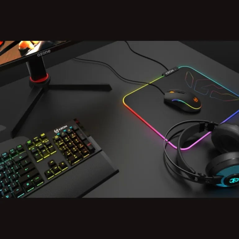 Alfombrilla Krom Gaming Knout RGB
