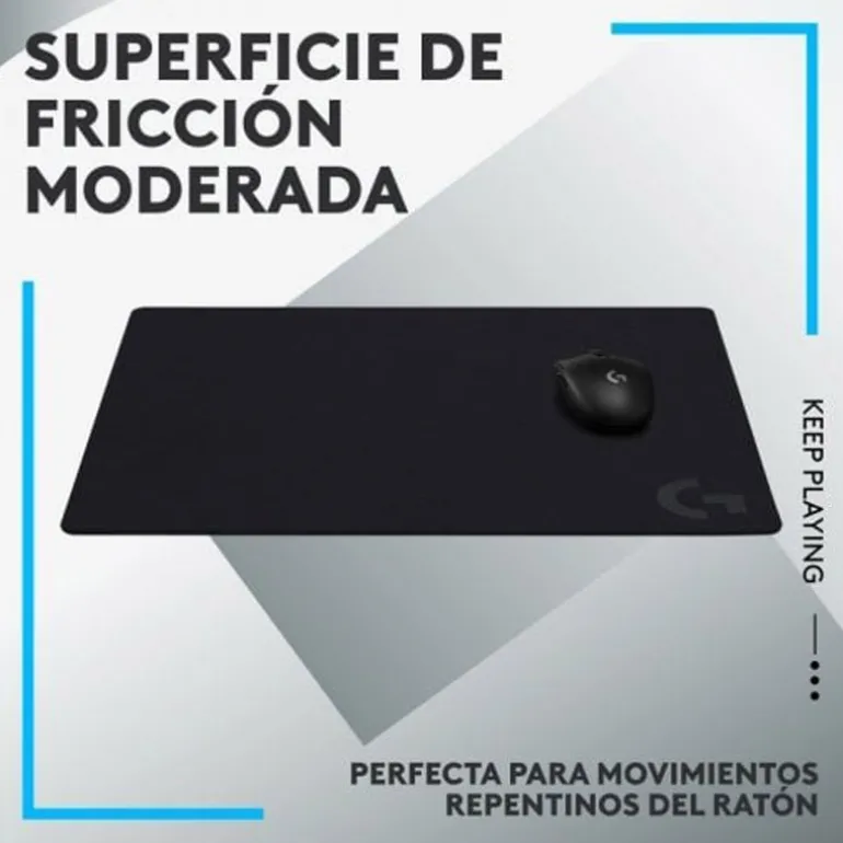 Alfombrilla Logitech G640 Negro