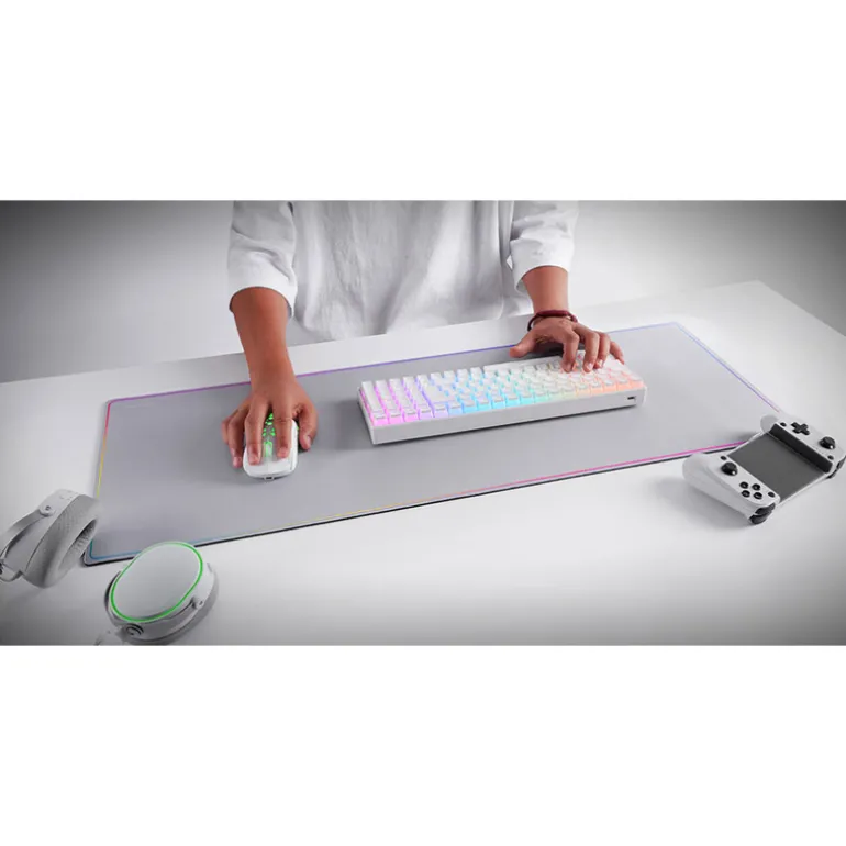 Alfombrilla Mars Gaming MMP224 XXL Rainbow Blanco