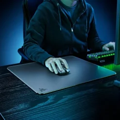 Alfombrilla Razer Atlas Cristal Templado Gaming Negro
