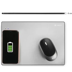 Alfombrilla Subblim Carga Inalámbrica 10W Plata