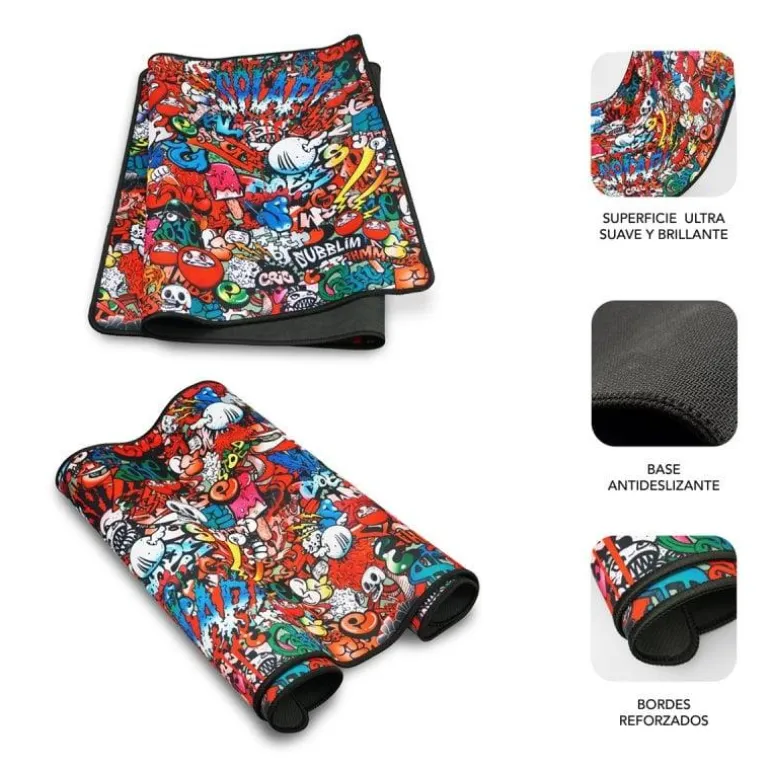 Alfombrilla Subblim Graffiti Gaming XL