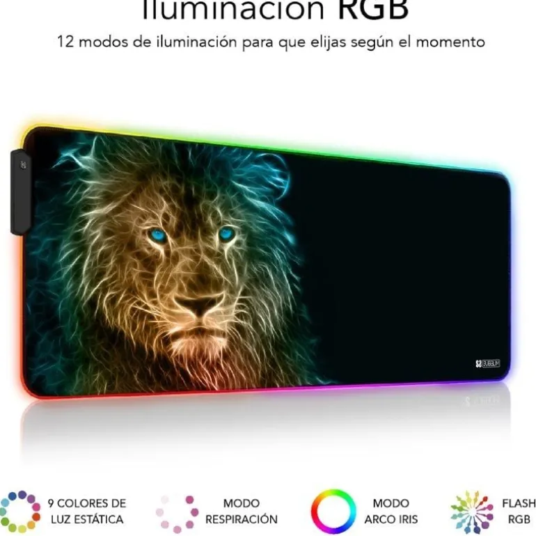 Alfombrilla Subblim SUBMP-02RGB10 LED RGB XL