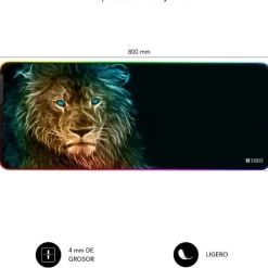 Alfombrilla Subblim SUBMP-02RGB10 LED RGB XL