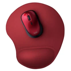 Alfombrilla Trust BigFoot Para Ratón Ergonómica Roja