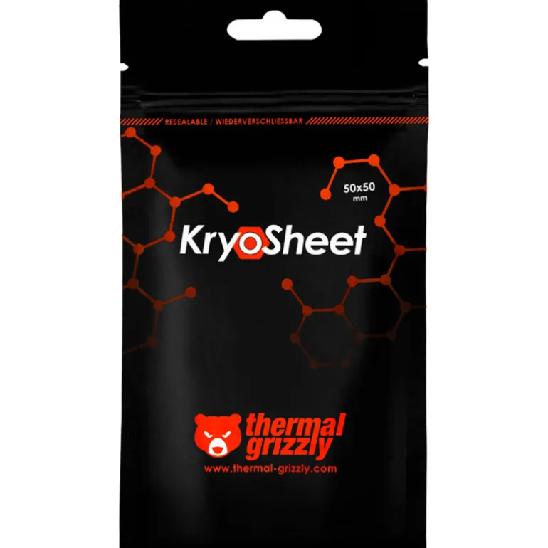 Almohadilla Térmica Thermal Grizzly KryoSheet 50 x 50 mm