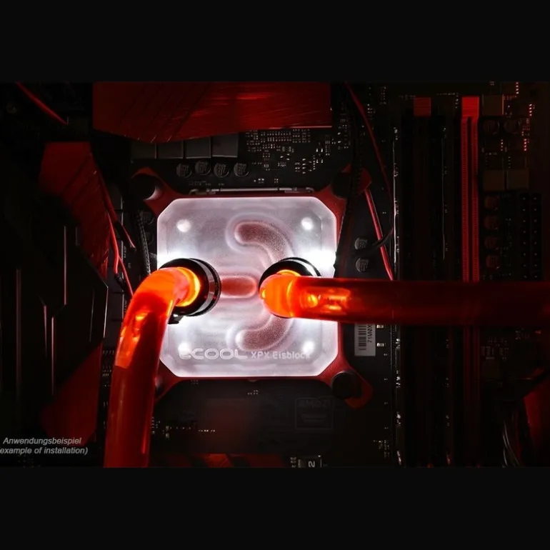 Alphacool Eisblock XPX CPU Intel/AMD Satin Transparente - Bloque CPU