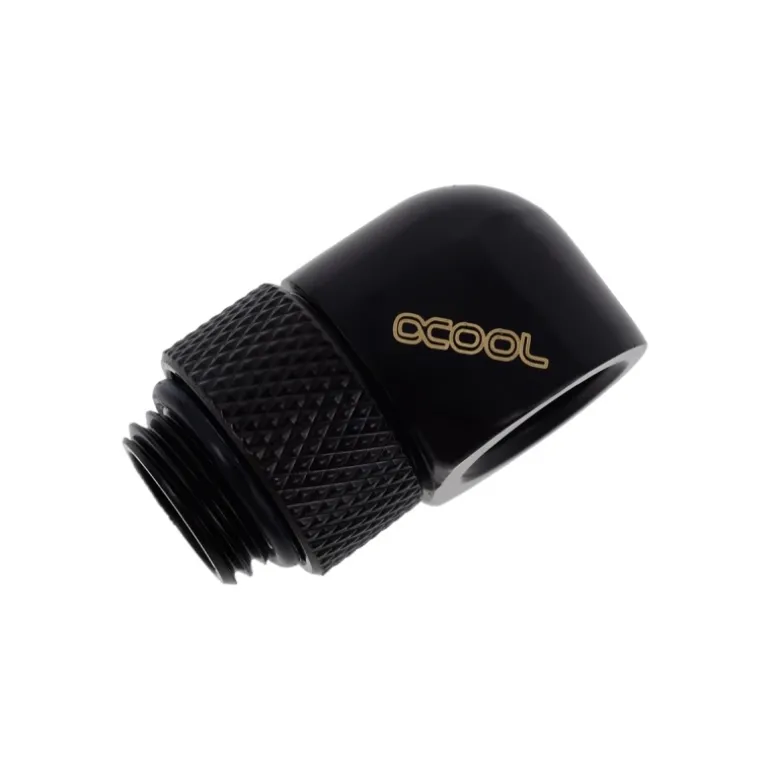 Alphacool Eiszapfen L Rotatable G1/4 Negro - Adaptador