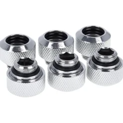 Alphacool Eiszapfen 13mm G1/4 Chrome (Six Pack) - Racor