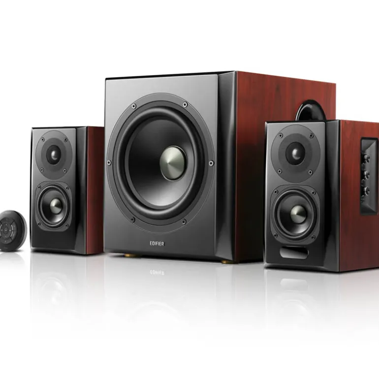 Altavoces Edifier S350DB BT 2.1 Marrón