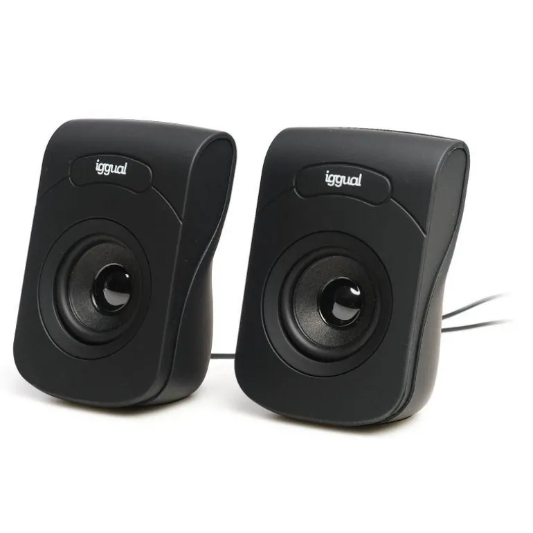Altavoces iggual IGG316993 USB + Mini-Jack 6W