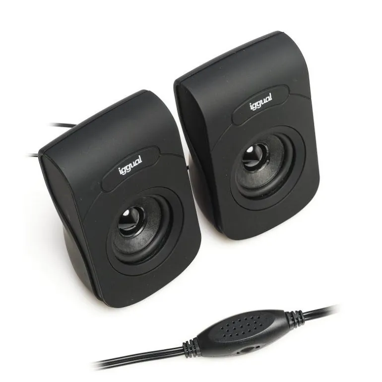 Altavoces iggual IGG316993 USB + Mini-Jack 6W