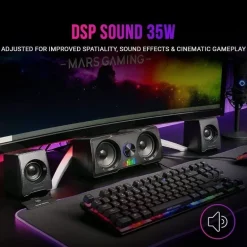 Altavoces Mars Gaming MS22 RGB 2.2 35W Negro