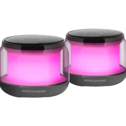 Altavoces Mars Gaming MS-AURA RGB 15W Bluetooth 5.3 Negro