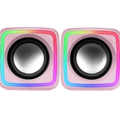 Altavoces Mars Gaming MSCUBE 8W Rosa