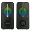 Altavoces  NGS GSX-150 RGB 12W USB Negro
