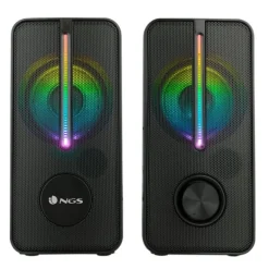 Altavoces  NGS GSX-150 RGB 12W USB Negro