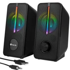Altavoces NGS GSX-150 RGB 12W USB Negro