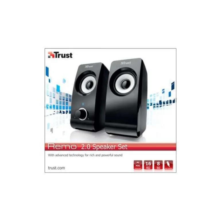 Altavoces Trust Remo 2.0 8W Negro