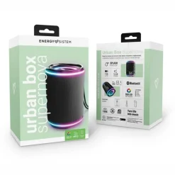 Altavoz Energy Sistem Urban Box Black Supernova 16W True Wireless Bluetooth 5.1 Negro